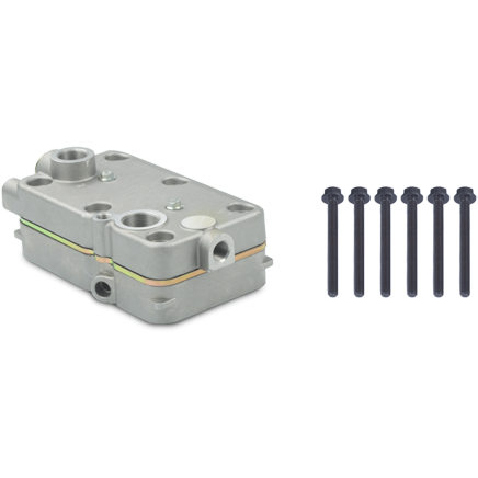 Kompresor Silindir Kapağı Komple Mercedes Axor Travego Conecto OM457 Çift Silindir Bypassiz | A-TECH 315.01.1200 | OEM 11302515 110250 RK01232 9115539242