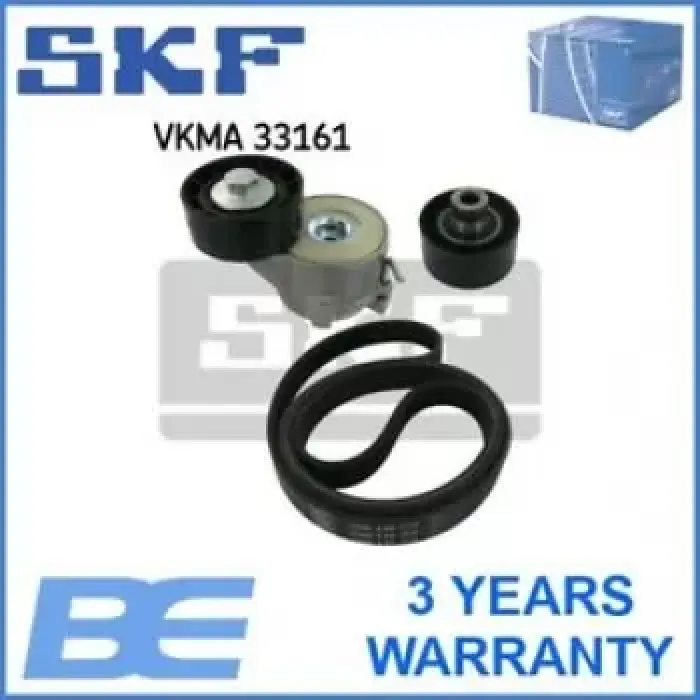 Alternator Rulman Kiti Berlingo II Berlingo III Partner II Partner Tepe C5 (X7) Jumpy III Nemo Scudo III P407 DV6 (1,6HDI 16V) P206 Bipper DV4TD (1,4HDI) 06> | SKF VKMA33161 | OEM 1611422880 1611422880 1611424880 1613844280 1611424880 1613844280