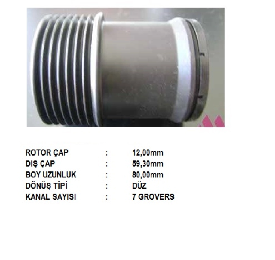 Alternatör Kasnak Bilyalı Uzun - Ford Transit Yeni Model 2006 ve sonrası (4670120) 4670120 | OEM 4670120