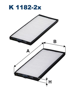 Polen Filtresi Ciftli Accent Admira Getz 1,5 CRDI 03 05 3 Silindir | FILTRON K 1182-2X | OEM 97617-1C001