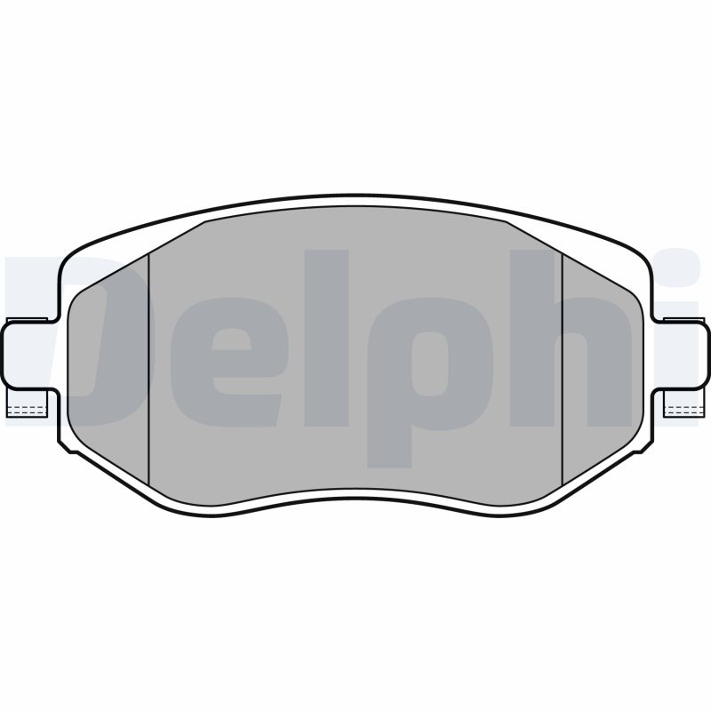 On Fren Balatasi Renault Megane 4 1.2 Tce 1.3 Tce 1.5 Dci 1.6 16V 2016> | DELPHI LP3306 | OEM 410603407R