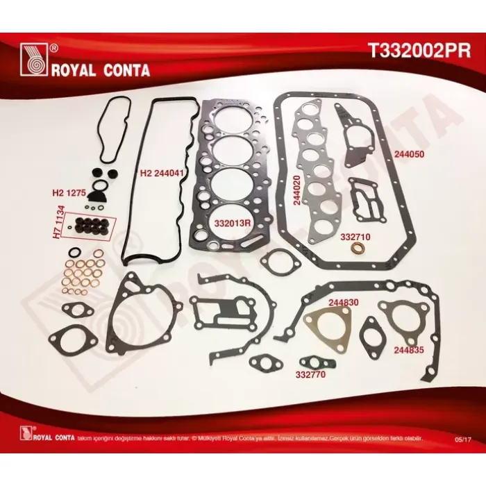 Motor Takim Conta H100 L300 Minibus 1997-2008 - H100 Kamyonet 1997-2004 - Starex Tci 2001-> H100 Kamyonet Tci 2004-2012 | ROYAL T332002PR | OEM MD997249