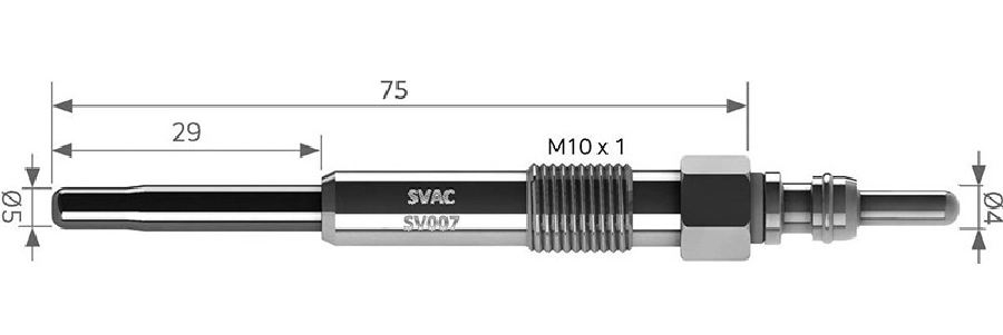 Kızdırma Bujisi 11V Alfa Romeo 155 (167): 2.5 Td 164 (164): 2.5 Td GN046 0 100 226 482 GLP023 0 250 | OEM SV007