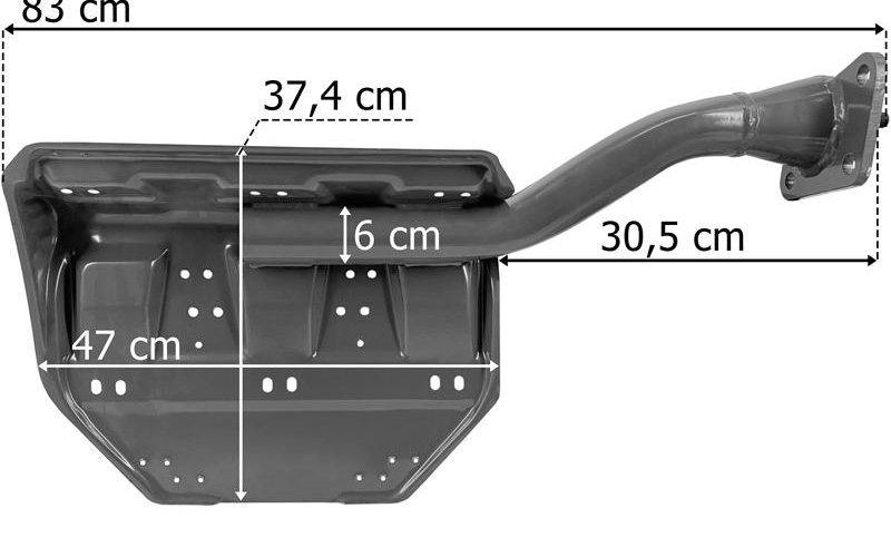 Çamurluk Bağlantısı 4 Seri Flanşlı Sağ (M16) | OEM 1732856
