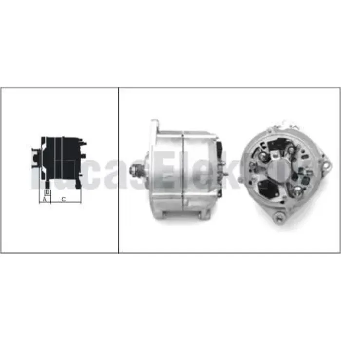 Alternator 24V 65A Scania 113E,113H,114C,114G,114L | LUCAS LEA0342