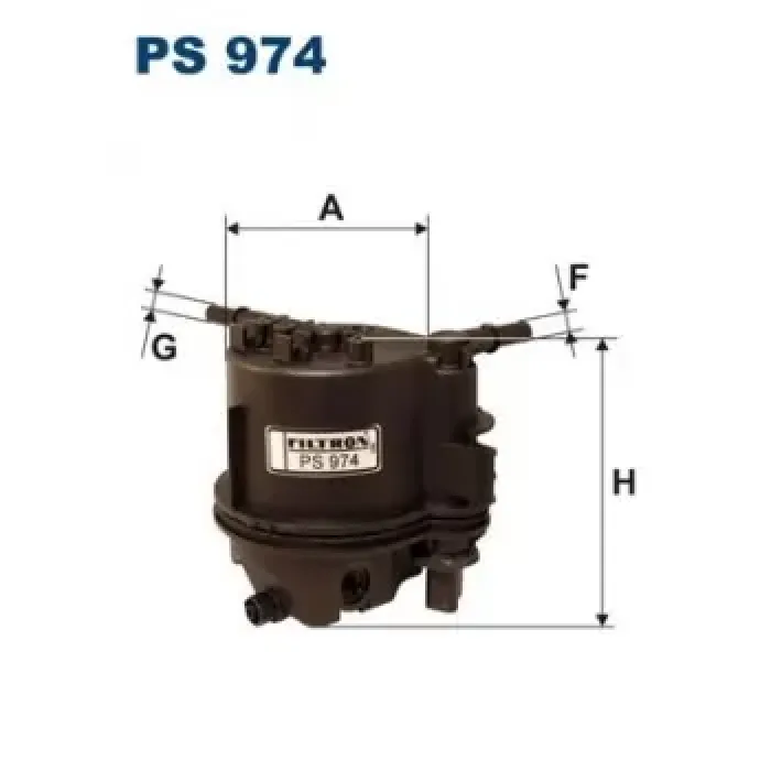 Yakit Filtresi P206 P207 P307 Bipper Fiesta V Fusion 1,4HDI / 1,4TDCI Komple Yakit Filtresi ( Musurlu ) | FILTRON PS974 | OEM 2S6Q 9155 BA 1901.99 1901.99