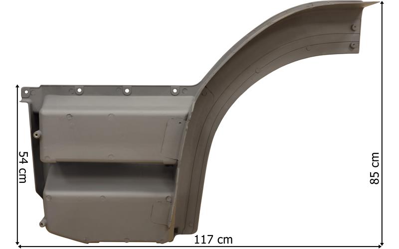 Basamak Komple Atego Sağ (Fiber-Gri) | OEM 9736663201