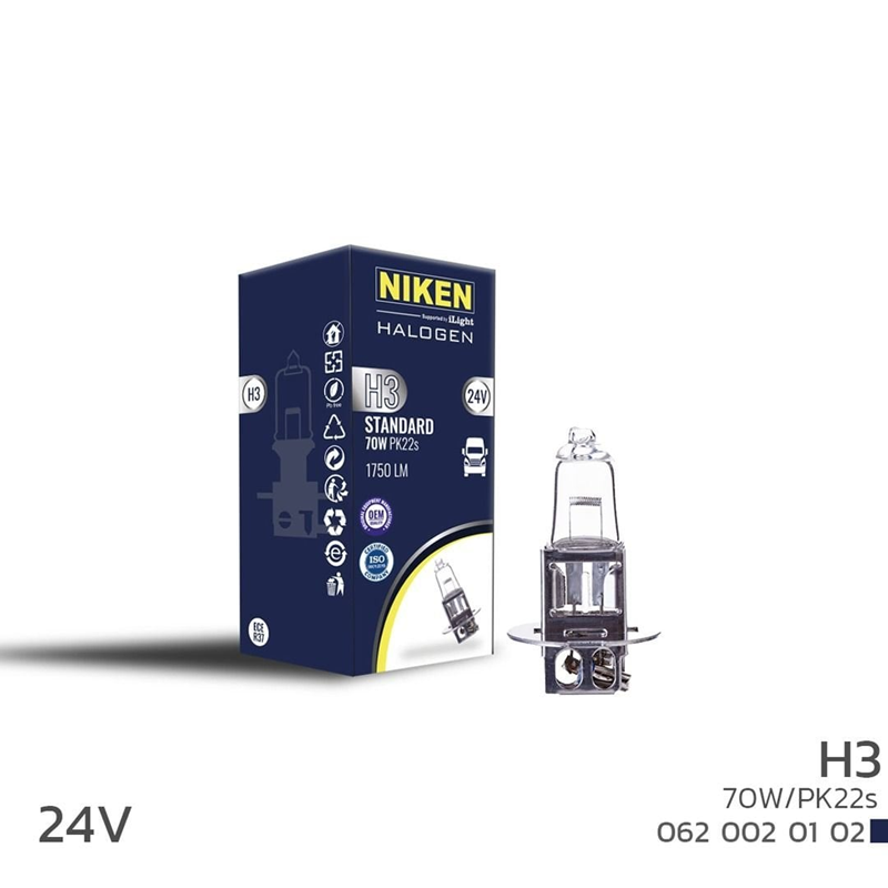 Niken 24 Volt H3 70 W Ampül P122S