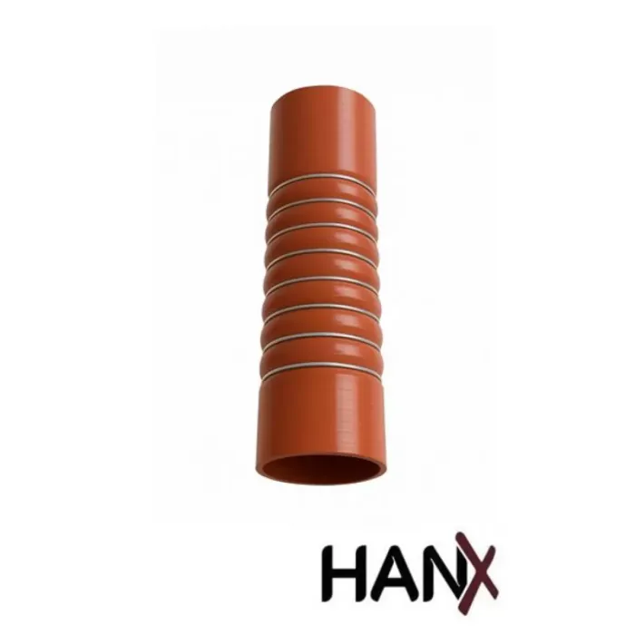 Turbo Hortum 8 Telli Kirmizi Silikon MAN TGA 18.410 460 480 / Neoplan | HANX H.00219 | OEM 81963010900
