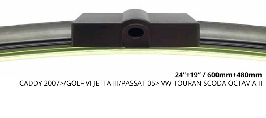 Silgi Paleti (2 Adet) 610 ve 480mm Muz - Caddy (2004-2010) Golf V Hb (2003-2005) Jetta V (2005-2006) | OEM RB2124