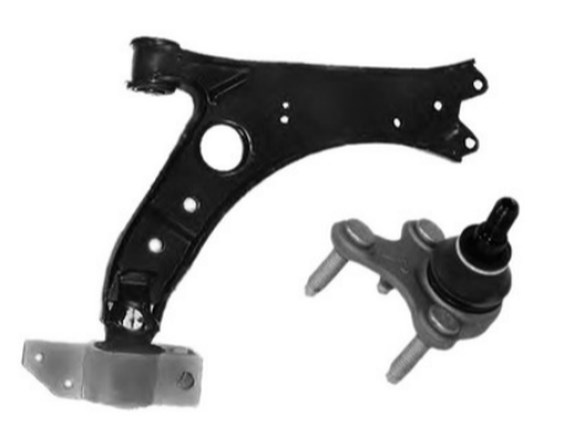 Alt Salincak Rotilli Komple Sag Golf VI 08> | ASMETAL 30VW1601 | OEM 1K0407152AH 1K0407152AH 1K0407152BC 1K0407152BC
