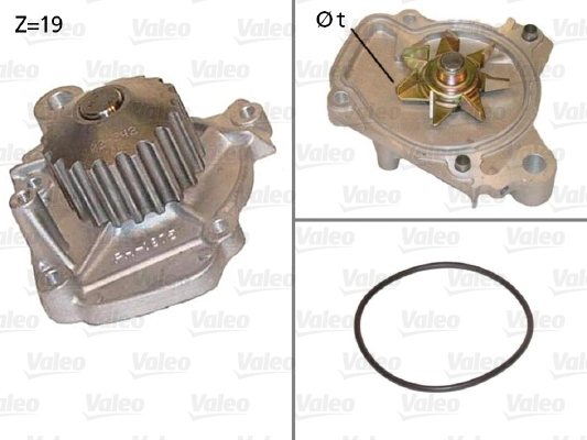 Devirdaim Honda Civic 1.3 1.5 1.6 1991-1995 | VALEO 506441 | OEM 19200P08003 19200P0