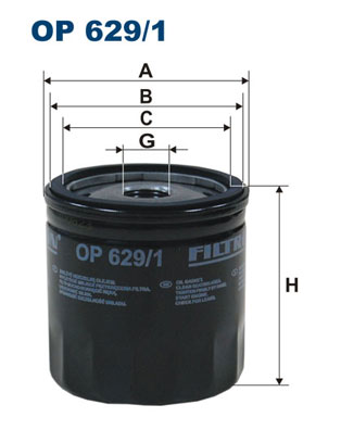 Yag Filtresi Fiesta Fusion 1,25 1,4 01 /> Focus Cmax (03 07) Focus 1,4 1,6 Mondeo Kuga S Max 1,6 Eco 07 /> Saab 9 5 2,0 2,3 Volvo C30 S40 S80 V40 V50 V60 V70 | FILTRON OP629/1 | OEM TAM T6714 FIE 97MM 6714 B7A T6714