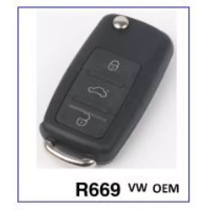 Uzaktan Kumanda Acma Kapama VW Tip Sustali 3 Tuslu | MFK R669