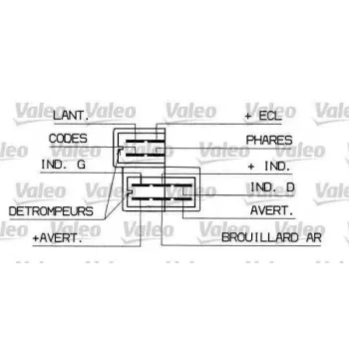 Far+Sinyal ve Korna Kumanda Kolu Gri Twingo 1,2 96> | VALEO 251298 | OEM 7701046629