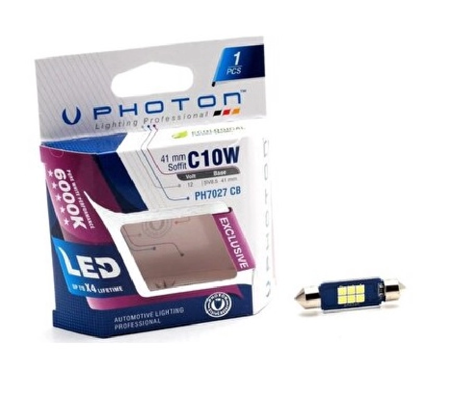 Ampul C10W 12V Exclusıve Cb 41mm Sofit LED Adet | OEM PH7027B1