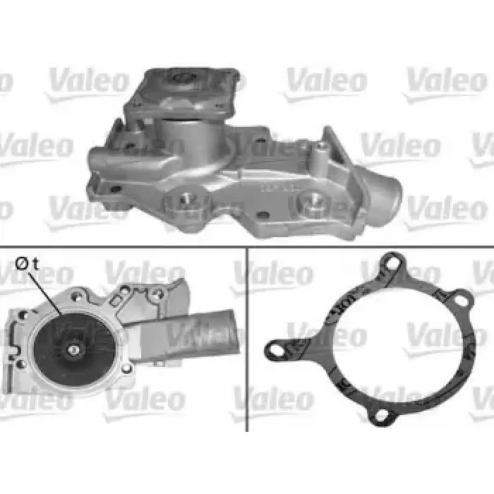 Devirdaim Su Pompasi Mondeo I Mondeo II 1,6 / 1,8 / 2,0 16V 93>00 | VALEO 506283 | OEM 938M 8591 AA 6878045 6878045
