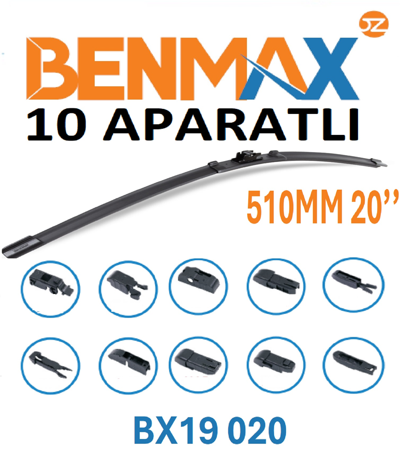 Silecek Süpürgesi Muz 10 Aparatlı 510MM 20''