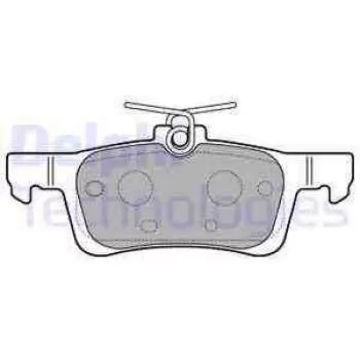 Arka Fren Balatasi P308 2 13> | DELPHI LP2503 | OEM 1610814180