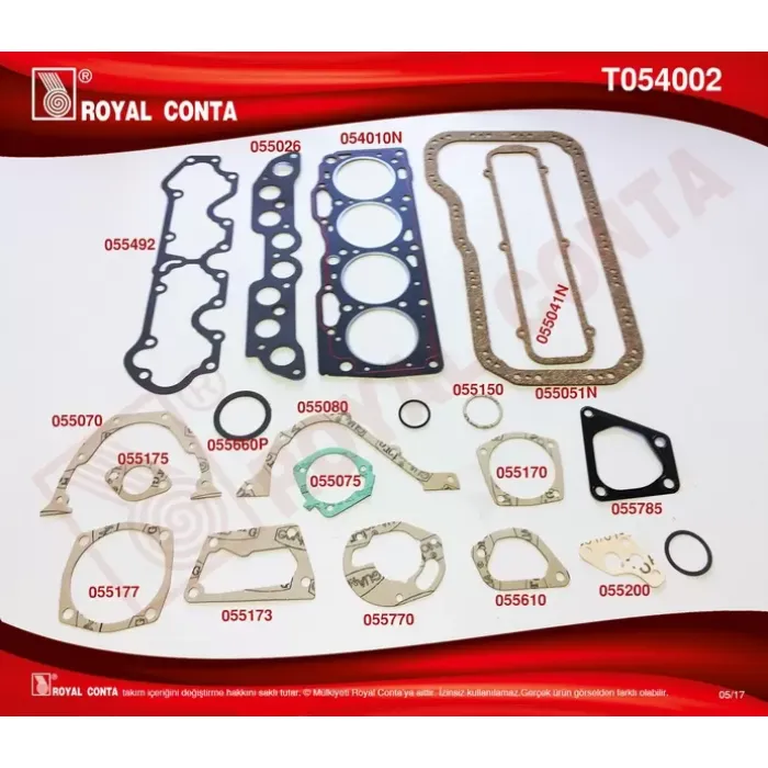 Motor Takim Contasi Tipo Uno 1,4 | ROYAL T054002 | OEM 5892410 5892410 5893282 5894257 5893282 5894257