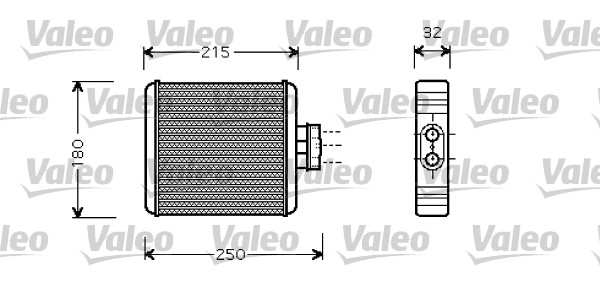Kalorifer Radyatoru Cordoba Ibiza Fabia 1,2 1,4 1,6 06>09 | VALEO 812323 | OEM 6Q0819031