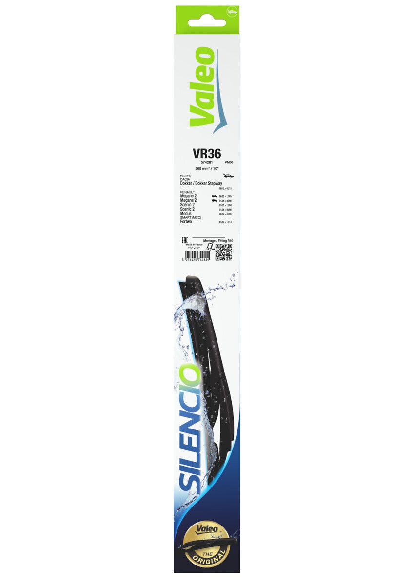 Silecek Supurgesi 260MM Arka Megane II 06 / 03> Modus 09 / 04 05 / 05 Scenic II 05 / 03 Smart MCC | VALEO 574281