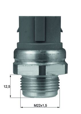 Fan Musuru A4 A6 Cordoba Toledo Felicia Caddy Golf 3 Passat 1,6 / 1,8 / 2,4 / 2,6 / 2,8 / 1,9TDI 95 00 , Mercedes 5-Class 638/2 97>03 Vito 638 96>03 | MAHLE TSW48D | OEM 191959481A