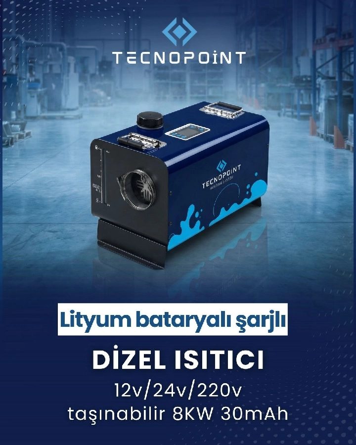 Araç İçi Isıtıcı Webasto D4 12V-220V Çanta Tipi Kumandalı Lityum Bataryalı Şarjlı | OEM TC18-09
