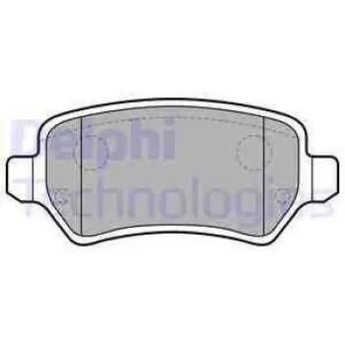 Arka Fren Balatasi Astra G Astra H Meriva A Zafira B Corsa C Kia Ceed 12> | DELPHI LP1681 | OEM 1605995 93169143 93170602 93179164