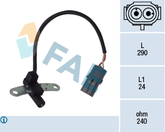(Eksantrik) Krank Mili Sensörü Megane 1-Clio 1-Laguna 1-R19 | FAE 79021 | OEM 7700855719 7700859831
