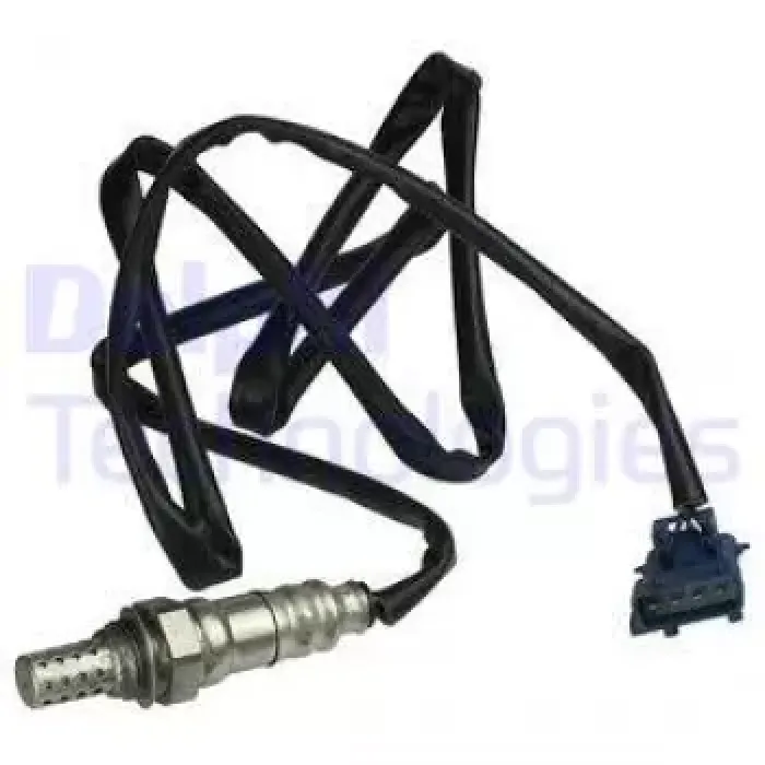 Oksijen Sensoru (Alttaki) P206 P207 P307 Picasso C2 C3 C4 ET3J4 (1,4 16V) P807 C5 C8 Boy: 1250MM | DELPHI ES10796-12B1 | OEM 16180000000