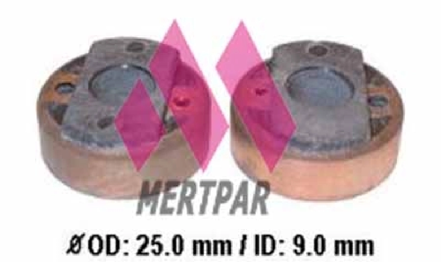 Rotor Bakırı Lucas Tip İÇ:9mm DIŞ:25mm BOY:11mm Masset Ferguson BMC A115 Tip (Takım) | OEM UAT101