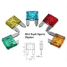 İthal Mini Bıçak Sigorta 10 Amper