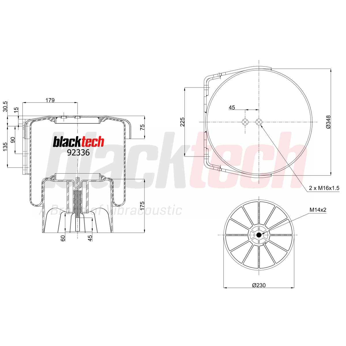 Körük Komple Plastik Pistonlu | OEM 41297178
