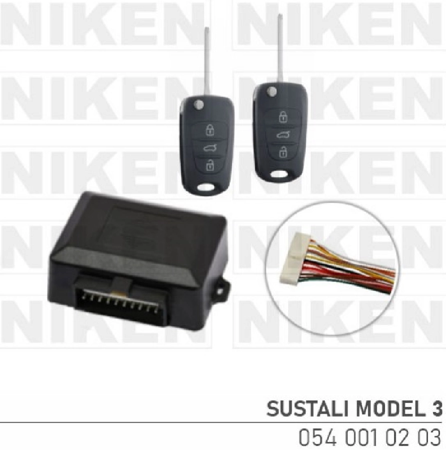 Uzaktan Kumanda Modül Aç, Kapa Sustalı AK12V (KÇ)**Uzun Kablo, Flaşör, Bagaj MODEL3 | OEM 0540010203