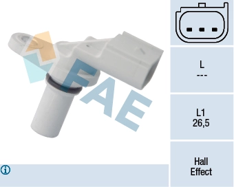 Eksantrik Mil Sensoru Connect 1,8TDCI 02>13 Focus 99>11 C Max 04>11 Mondeo 4 07>14 S Max Galaxy 0 | FAE 79246 | OEM 5M51 12K073 AB 1781666