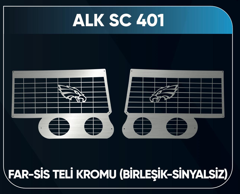 Scanıa Far Teli Sis Teli Nikelajı Tüm Sinyalsiz
