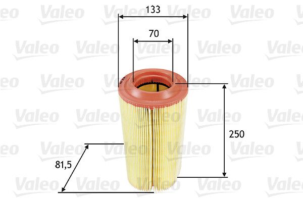 Hava Filtresi W203 02>07 S203 02>07 CL203 02>08 W204 07>14 S204 07>14 C209 02>09 W211 02>08 W212 11>15 R171 04>11 | VALEO 585649 | OEM A2710940204