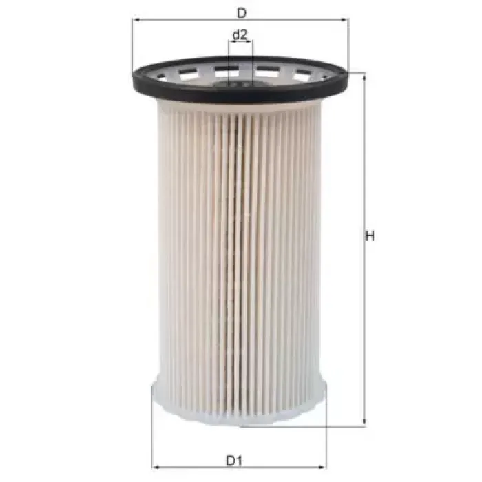 Yakit Filtresi (Mazot) A3 Leon Octavia Golf VI / VII Jetta IV 1,6TDI / 2,0TDI 12> (Uzun Tip) | MAHLE KX386 | OEM 5Q0127177 5Q0127177 5Q0127177B 5Q0127177B