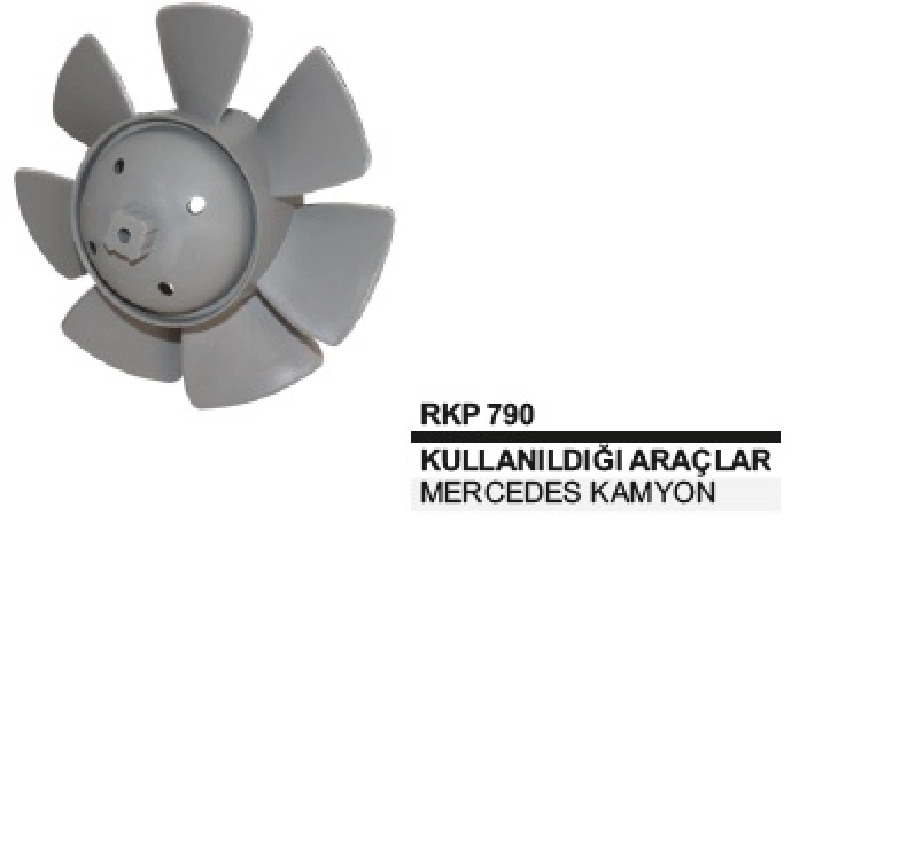 Kalorifer Pervanesi Mercedes Kamyon | OEM RKP790