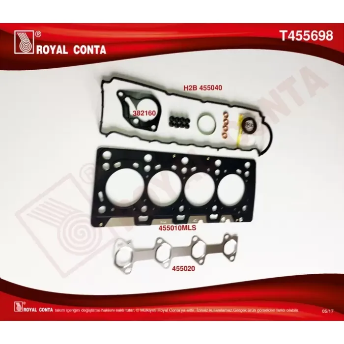 Motor Takim Conta Ust Skt Keceli Subap Lastikli Megane Clio Fluence Scenic II / III 1,5DCI K9K 05> | ROYAL T455698 | OEM 7701477501