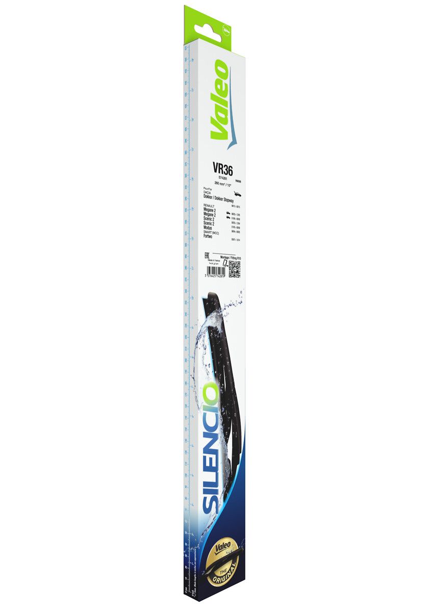 Silecek Supurgesi 260MM Arka Megane II 06 / 03> Modus 09 / 04 05 / 05 Scenic II 05 / 03 Smart MCC | VALEO 574281