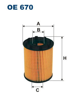 Yag Filtresi B13DTC B13DTE Corsa E 15> Nemo Bipper 1,3HDI 16> Doblo Fiorino Egea Fiat 500 1,3JTD 15> | FILTRON OE 670 | OEM 73500049 73500049 73500049E 1616315680 73500049E 1616315680