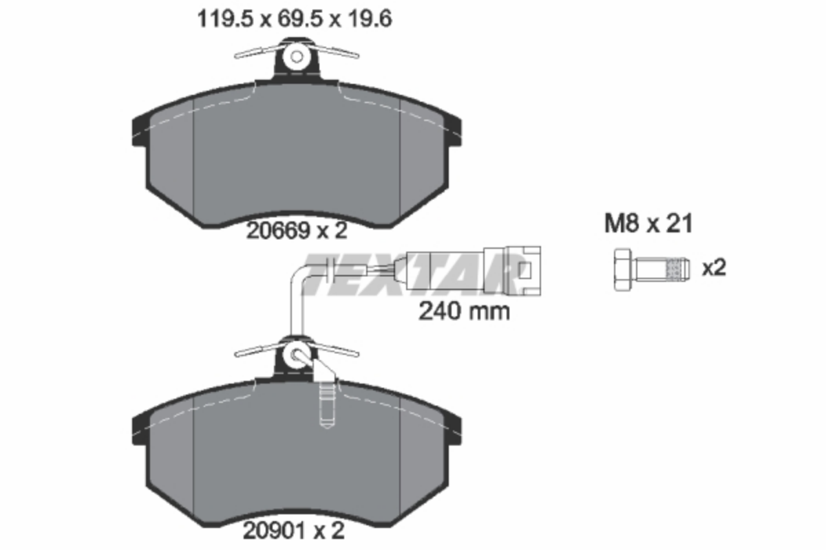 Fren Balatası Audi 100-200 | OEM 437698151