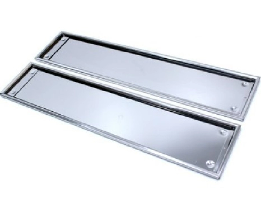 Plaka Altlığı (2 Adet) Paslanmaz Krom Tip | OEM TC17-07