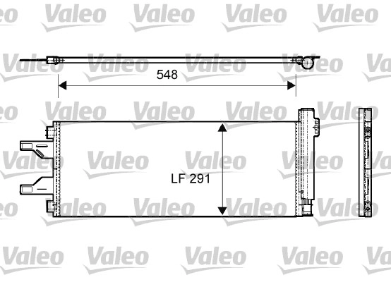 Klima Radyatoru Boxer III Jumper III 2,2HDI 3,0HDI Ducato III Scania 3,0JTD | VALEO 814069 | OEM 1343785080 1343785080 1361235080 1361236080 1361235080 1361236080