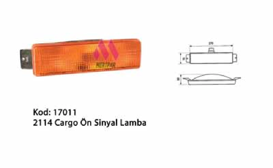 Sinyal Lamba Sağ Ön - Ford Cargo | OEM 17011R