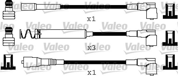Buji+Bobin Kablosu Astra Classic 1,4 (90>00) | VALEO 346669 | OEM 1612556
