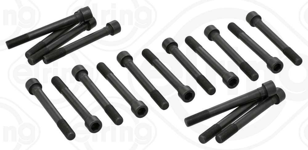 Silindir Kapak Saplamasi H100 Minibus L300 Starex H100 Kamyonet 1994> Bongo K2500 04> Takim (M12, 104MM X 18 A) | ELRING 709.310 | OEM MD040514 MD040514 2232132000 2232132000