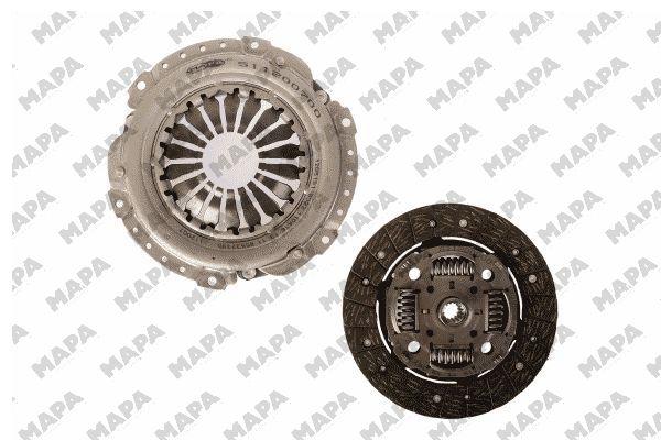 Debriyaj Seti Easytronic Sanziman Corsa C 01>11 Z10XE - Z10XEP - Z12XE - Z12XEP Corsa D 07>14 Z12XEP | MAPA 022200 409 | OEM 93175921 5666004 587706